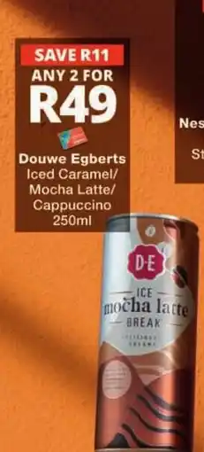 Checkers Douwe Egberts Ice Mocha Latte offer
