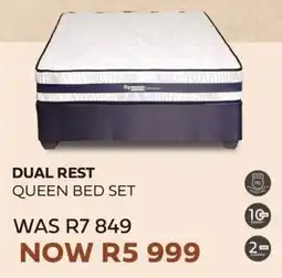 The Bed Shop DUAL REST QUEEN BED SET Dynamic offer