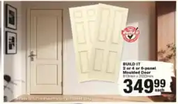 Build It BUILD IT 2 or 4 or 6-panel Moulded Door offer