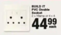 Build It BUILD IT PVC Double Socket offer