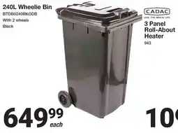 Mica 240L Wheelie Bin offer