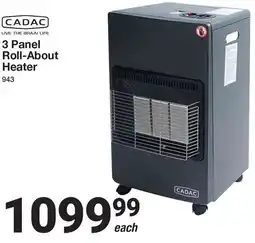 Mica CADAC 3 Panel Roll-About Heater offer