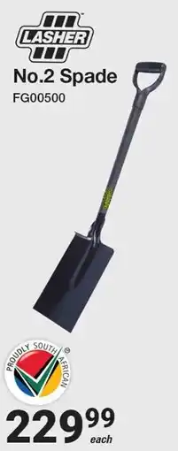 Mica Lasher No.2 Spade offer