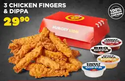 Hungry Lion 3 Chicken Fingers & Dippa offer