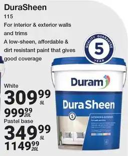 Mica Duram DuraSheen offer