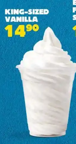 Hungry Lion King-Sized Vanilla offer