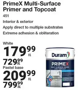 Mica Duram Primex Multi-Surface Primer and Topcoat offer