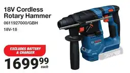 Mica 18V Cordless Rotary Hammer offer
