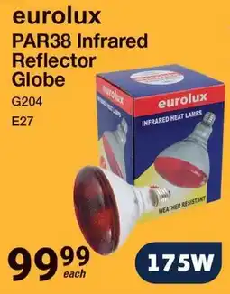 Mica eurolux PAR38 Infrared Reflector Globe offer