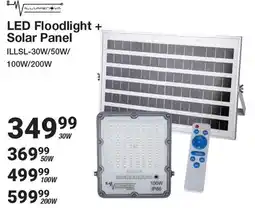 Mica LED Floodlight + Solar Panel offer