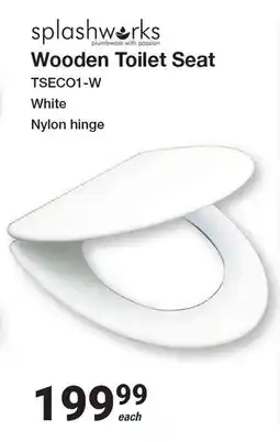 Mica splashworks Wooden Toilet Seat offer