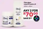 PEP Clere Glyco Cream & Castor Oil 400ml + 450ml-For Any 2 offer