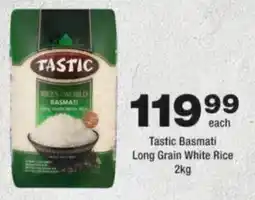 OK Foods Tastic Basmati Long Grain White Rice offer