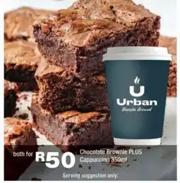 OK Foods Chocolate Brownie PLUS Cappuccino offer