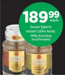 OK Foods Douwe Egberts Instant Coffee Assorted offer