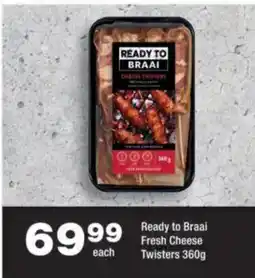 OK Foods Ready to Braai Fresh Cheese Twisters offer