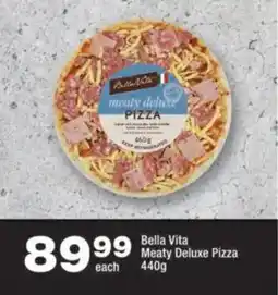 OK Foods Bella Vita Meaty Deluxe Pizza offer