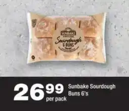 OK Foods Sunbake Sourdough Buns 6's offer