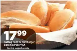 OK Foods Hotdog Rolls or Hamburger Buns offer