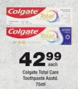 OK Foods Colgate Total Care Toothpaste Assorted offer