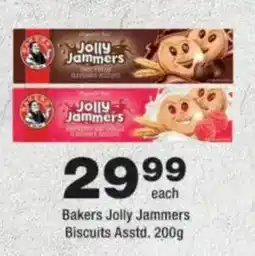 OK Foods Bakers Jolly Jammers Biscuits Assstd. offer
