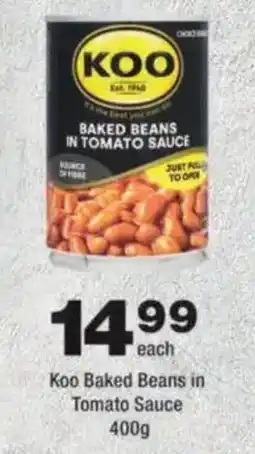 OK Foods Koo Baked Beans in Tomato Sauce offer