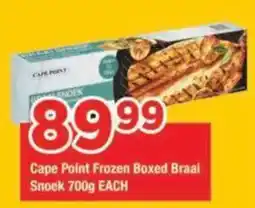 OK Foods Cape Point Frozen Boxed Braai Snoek offer
