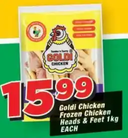 OK Foods Goldi Chicken Frozen Chicken Heads & Feet offer