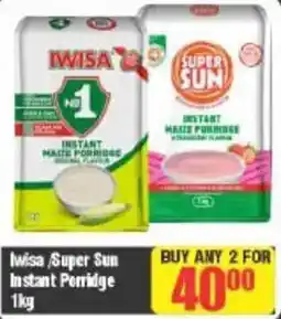 Big Save Iwisa / Super Sun Instant Porrige offer