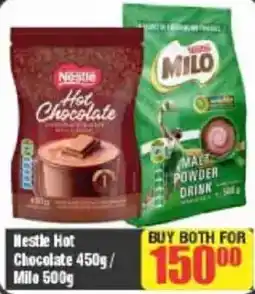 Big Save Nestle Hot Chocolate / Milo offer