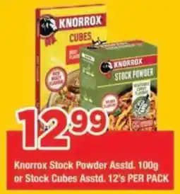 OK Foods Knorrox Stock Powder Assorted offer