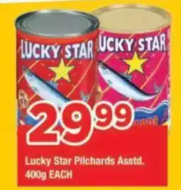 OK Foods Lucky Star Pilchards Asstd. offer