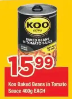 OK Foods Koo Baked Beans in Tomato Sauce offer