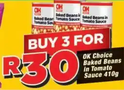 OK Foods OK Choice Baked Beans in Tomato Sauce offer