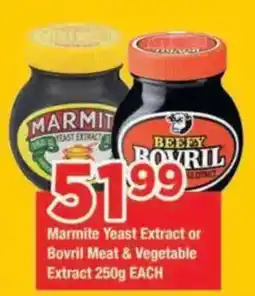 OK Foods Marmite Yeast Extract or Bovril Meat & Vegetable Extract offer