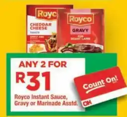 OK Foods Royco Instant Sauce, Gravy or Marinade offer