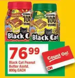 OK Foods Black Cat Peanut Butter Assstd. offer