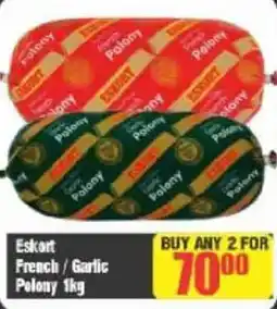 Big Save Eskort French / Garlic Polony offer