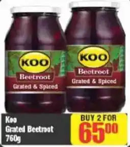 Big Save Koo Grated Beetroot offer