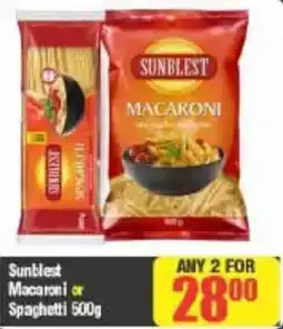 Big Save Sunblest Macaroni offer