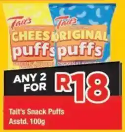 OK Foods Tait's Snack Puffs offer