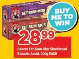 OK Foods Bakers Eet-Sum-Mor Shortbread Biscuits offer