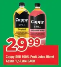 OK Foods Cappy Still 100% Fruit Juice Blend offer