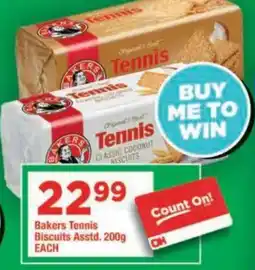 OK Foods Bakers Tennis Biscuits offer