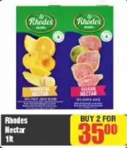 Big Save Rhodes Nectar offer