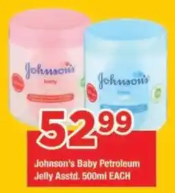 OK Foods Johnson's Baby Petroleum Jelly Assorted offer
