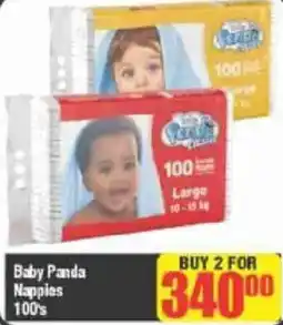 Big Save Baby Panda Nappies 100's offer