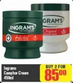 Big Save Ingrams Camphor Cream offer
