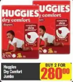 Big Save Huggies Dry Comfort Jumbo offer