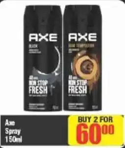 Big Save Axe Spray offer